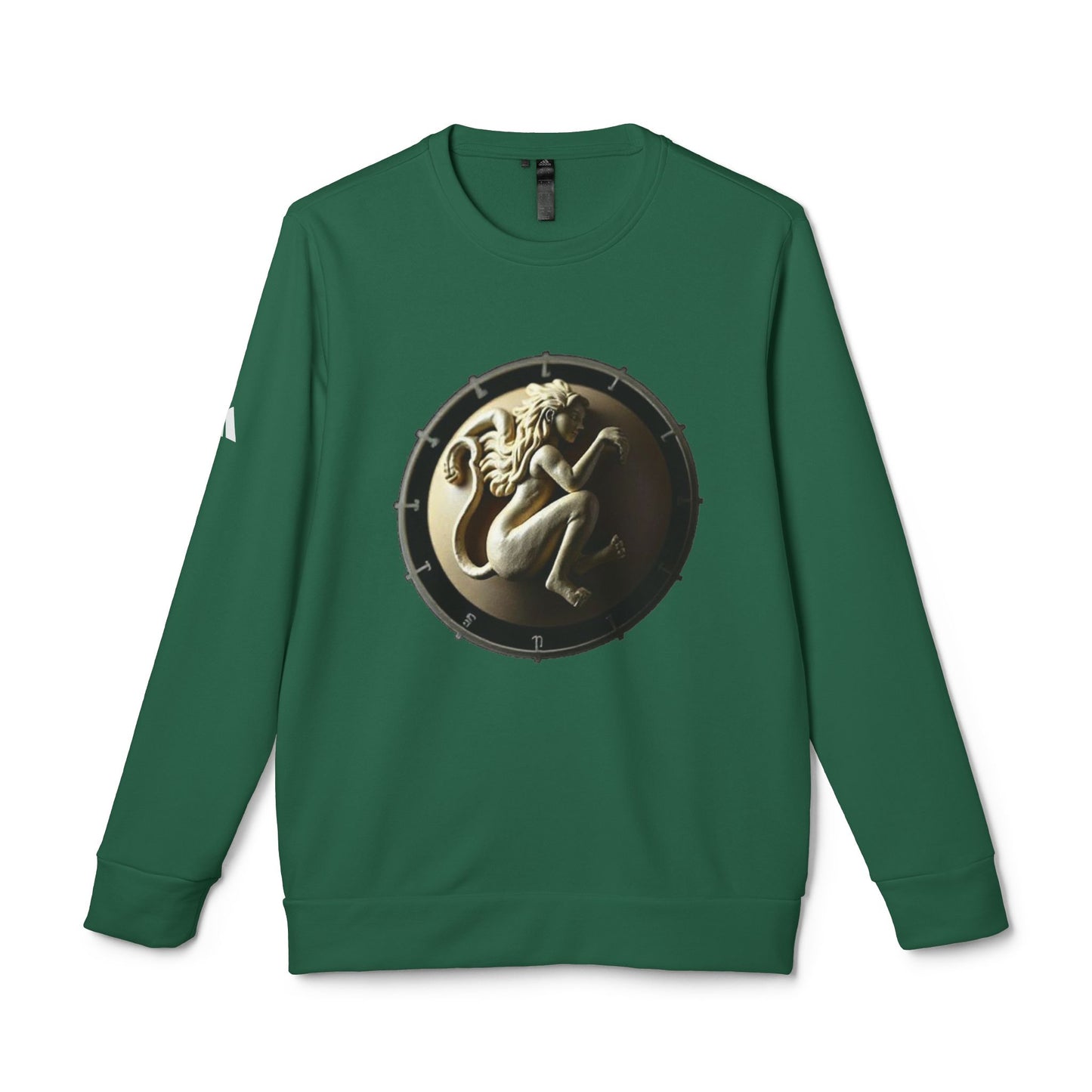 Adidas, Unisex Fleece Crewneck Sweatshirt, Virgo, Space Symbol, Zodiac