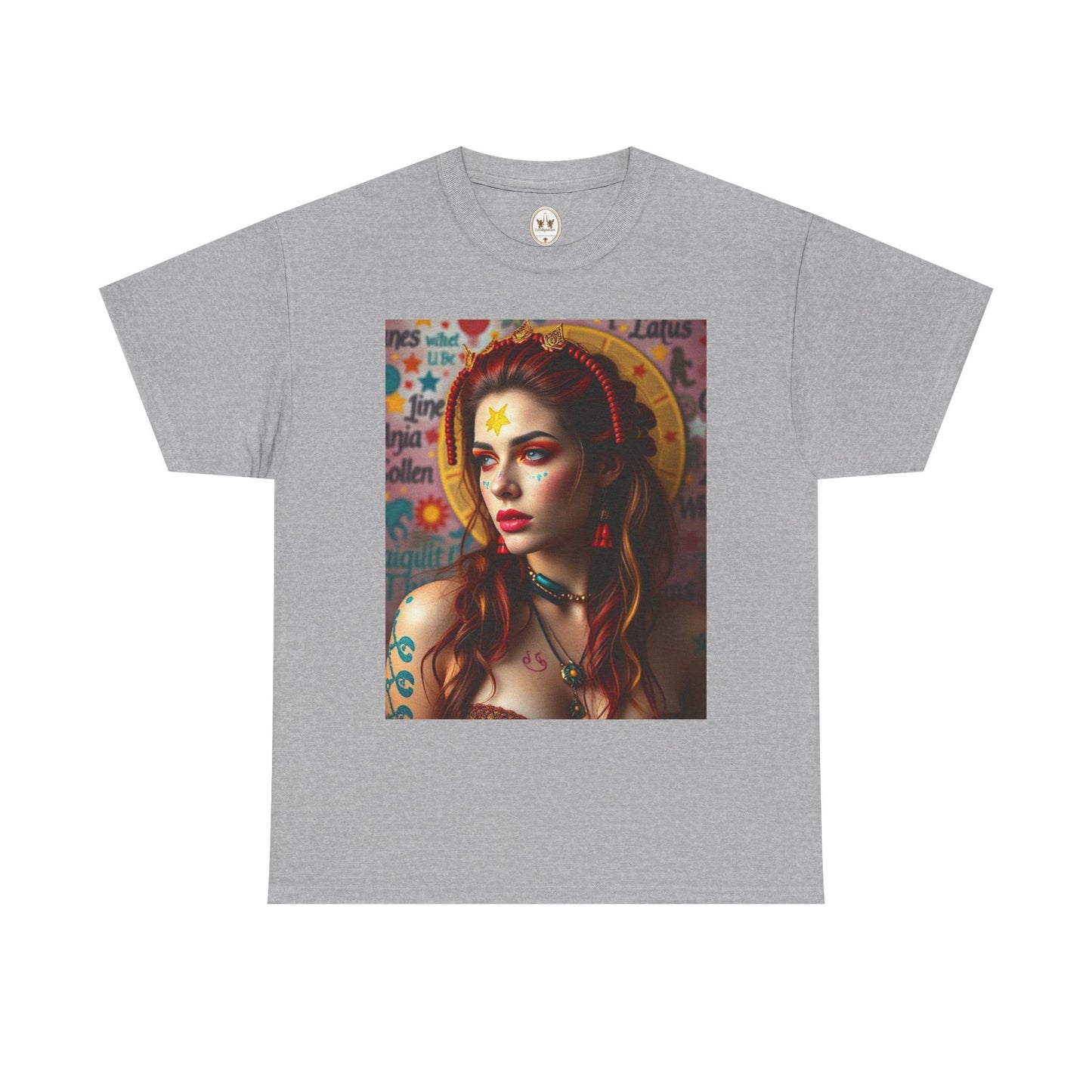Unisex Heavy Cotton T-Shirt, Sagittarius, Zodiac, Sexy Art
