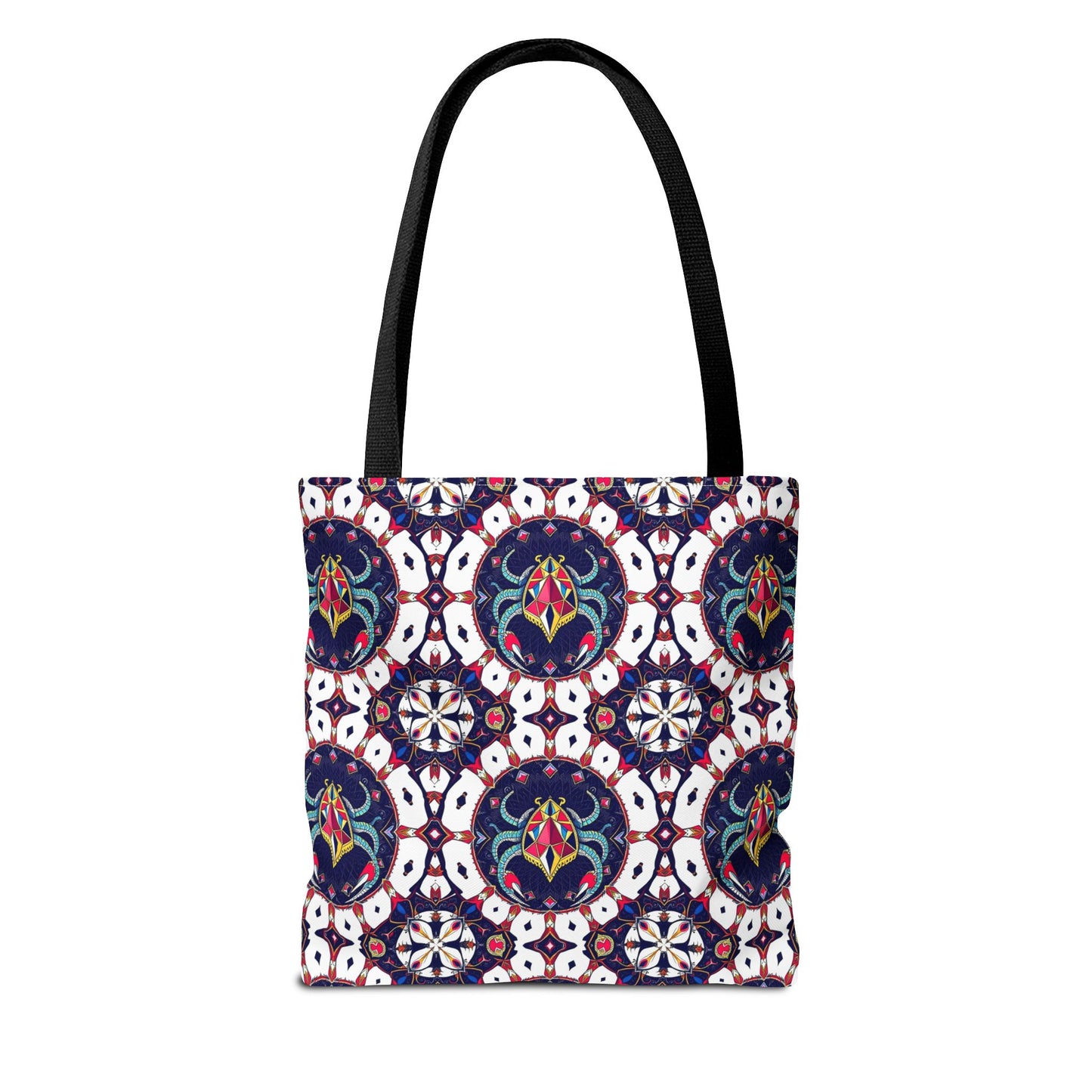Tote Bag (AOP), Scorpio, Zodiac v1, Jewel Pattern