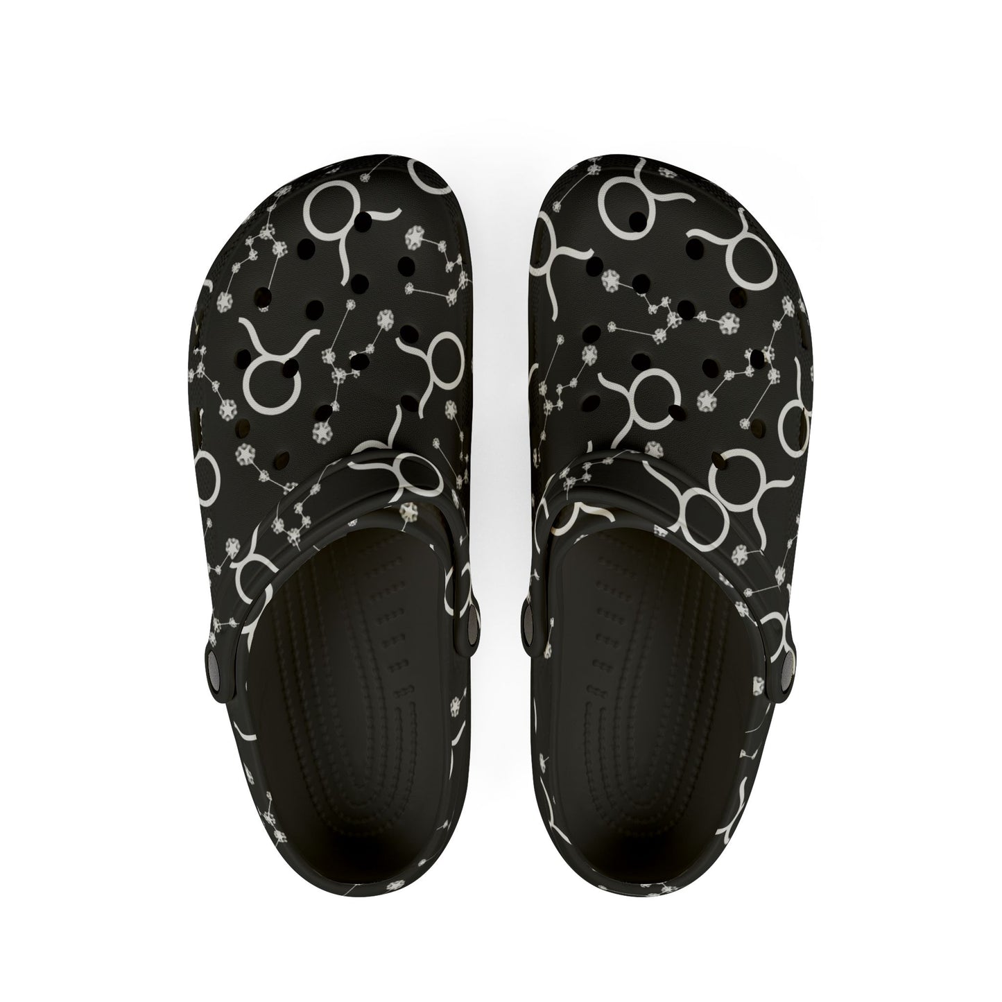 EVA Foam Rubber Shoes (AOP), Material 100% EVA, Virgo Zodiac Design