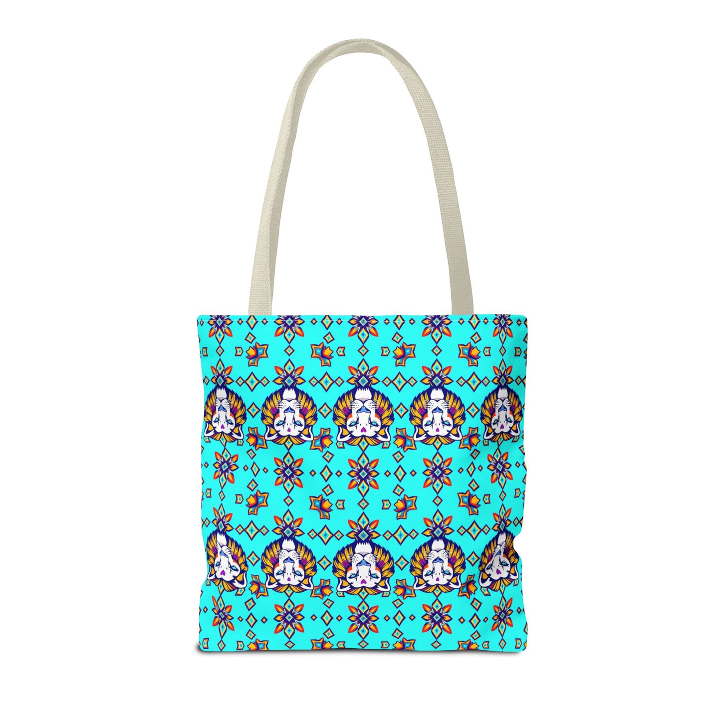 Tote Bag (AOP), Leo, Zodiac v1, Jewel Pattern