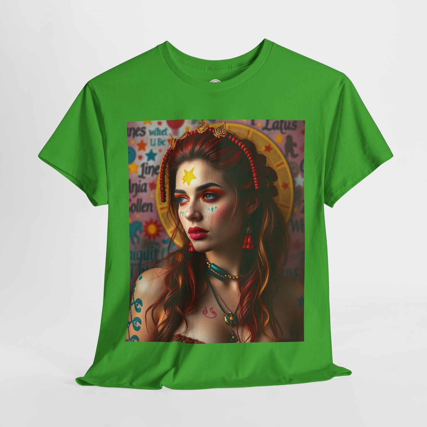 Unisex Heavy Cotton T-Shirt, Sagittarius, Zodiac, Sexy Art