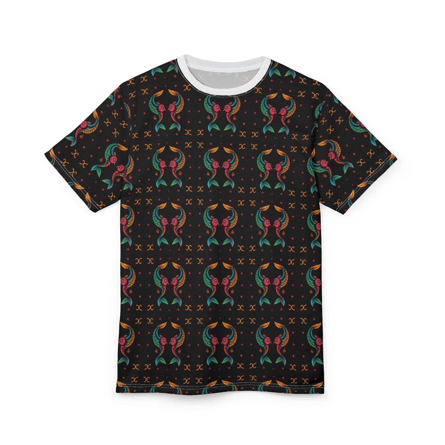 Unisex Cut & Sew T-Shirt, AOP, Pisces, Zodiac, Pattern
