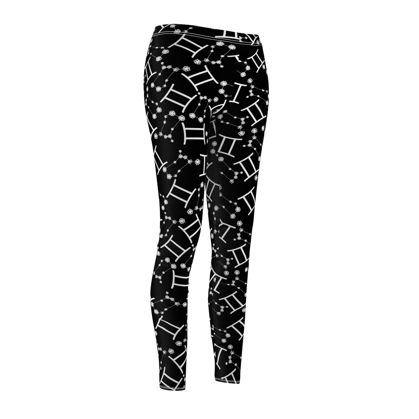 Women's Zodiac Cut & Sew Casual Leggings Gemini Zodiac sign