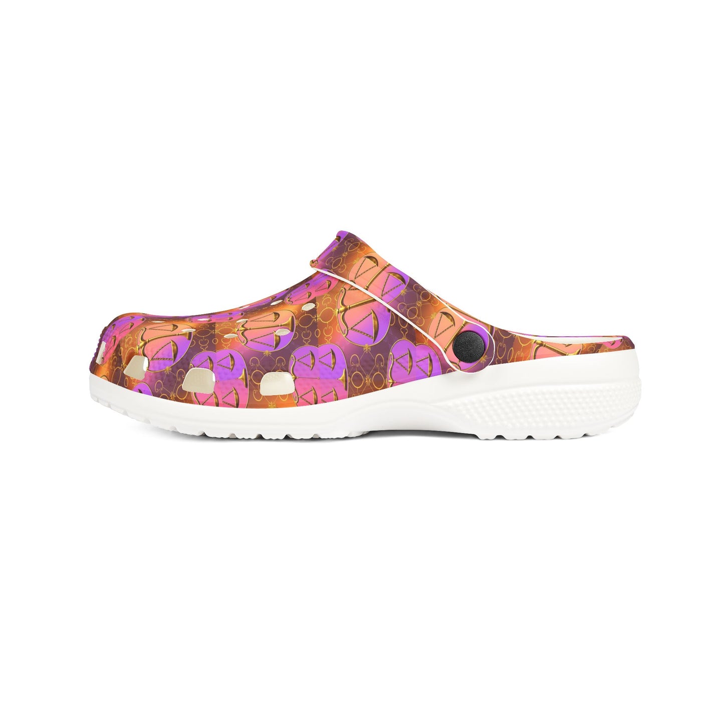 EVA Foam Rubber Shoes, (AOP), Libra, Zodiac, Pattern