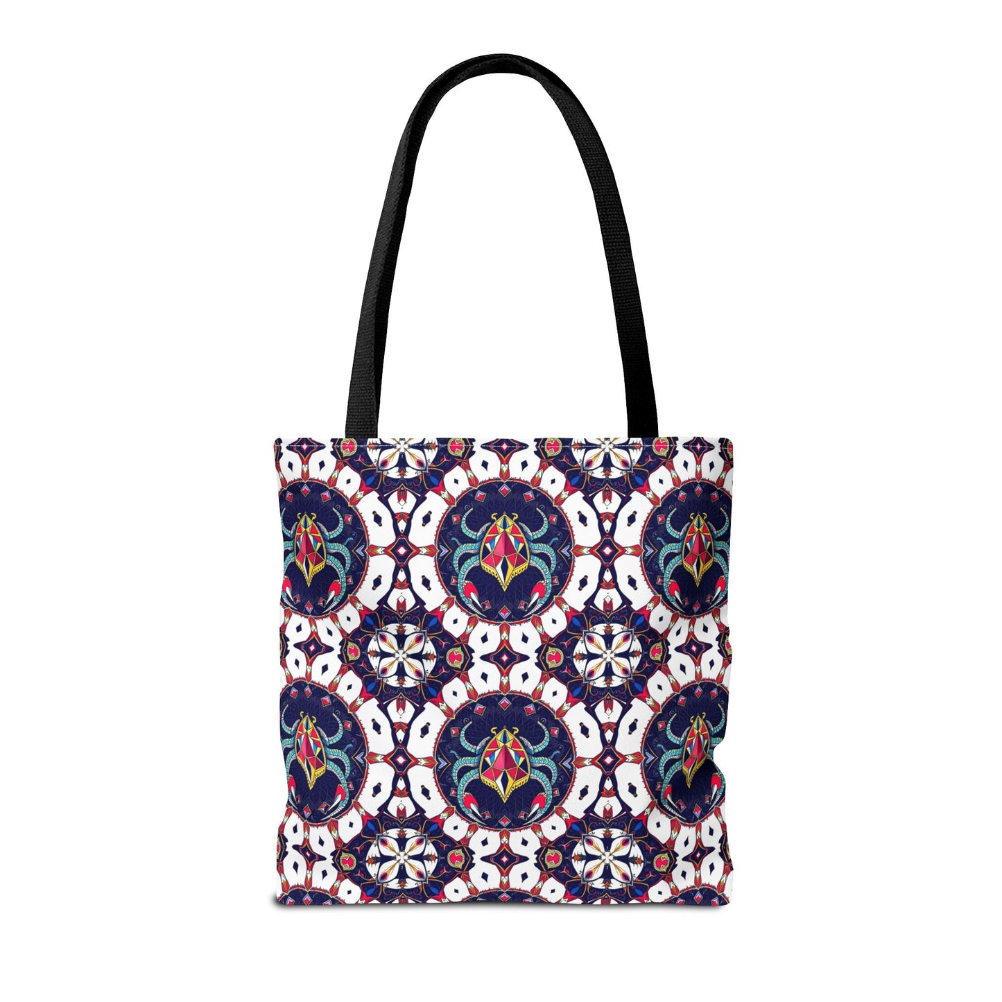 Tote Bag (AOP), Scorpio, Zodiac v1, Jewel Pattern