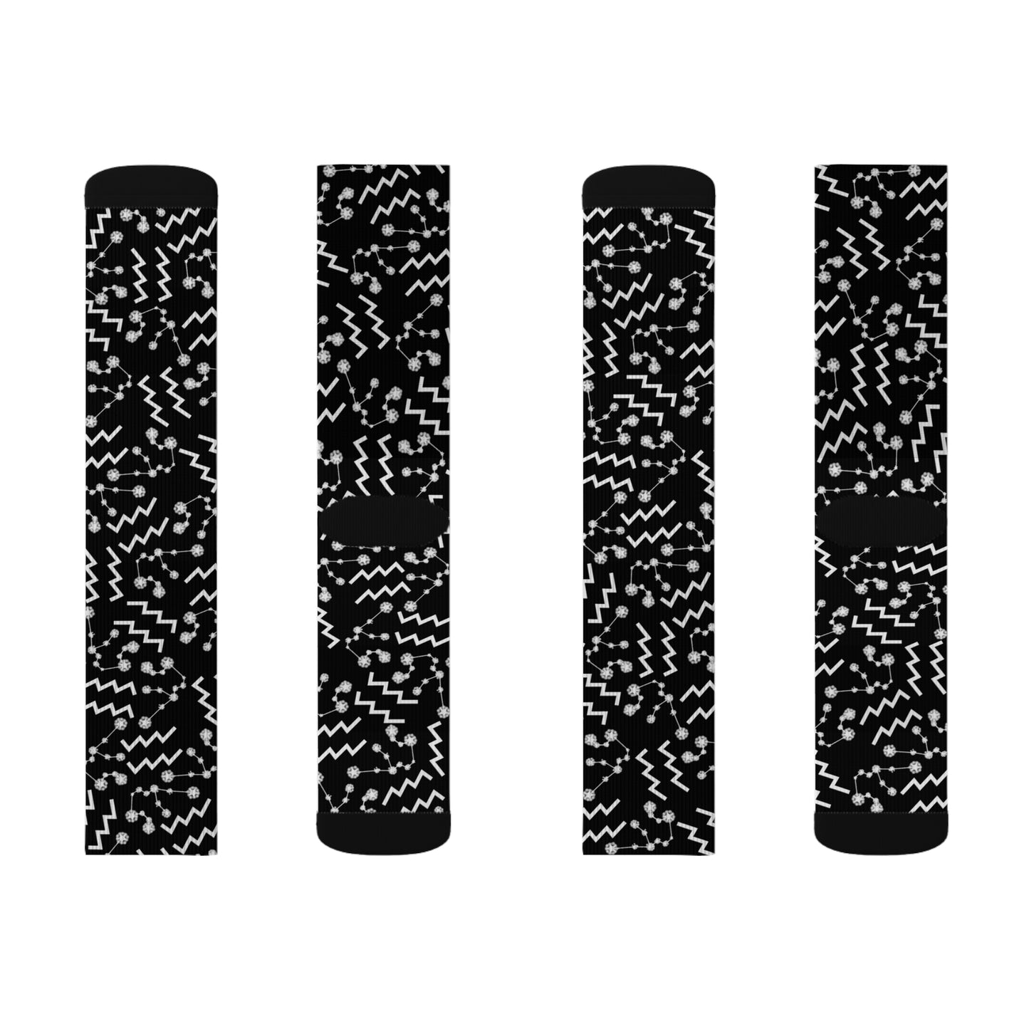 Zodiac Sublimation Socks Aquarius Zodiac sign