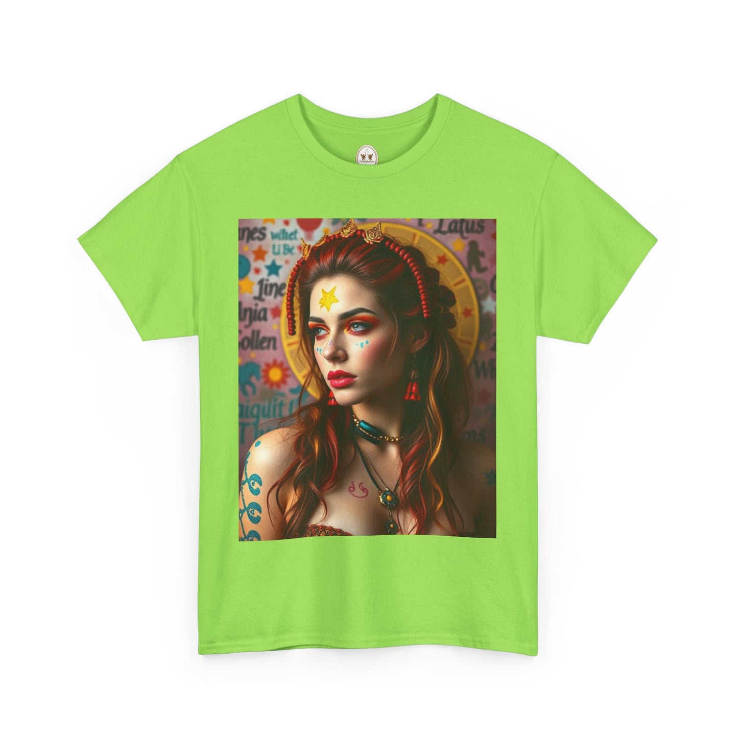 Unisex Heavy Cotton T-Shirt, Sagittarius, Zodiac, Sexy Art