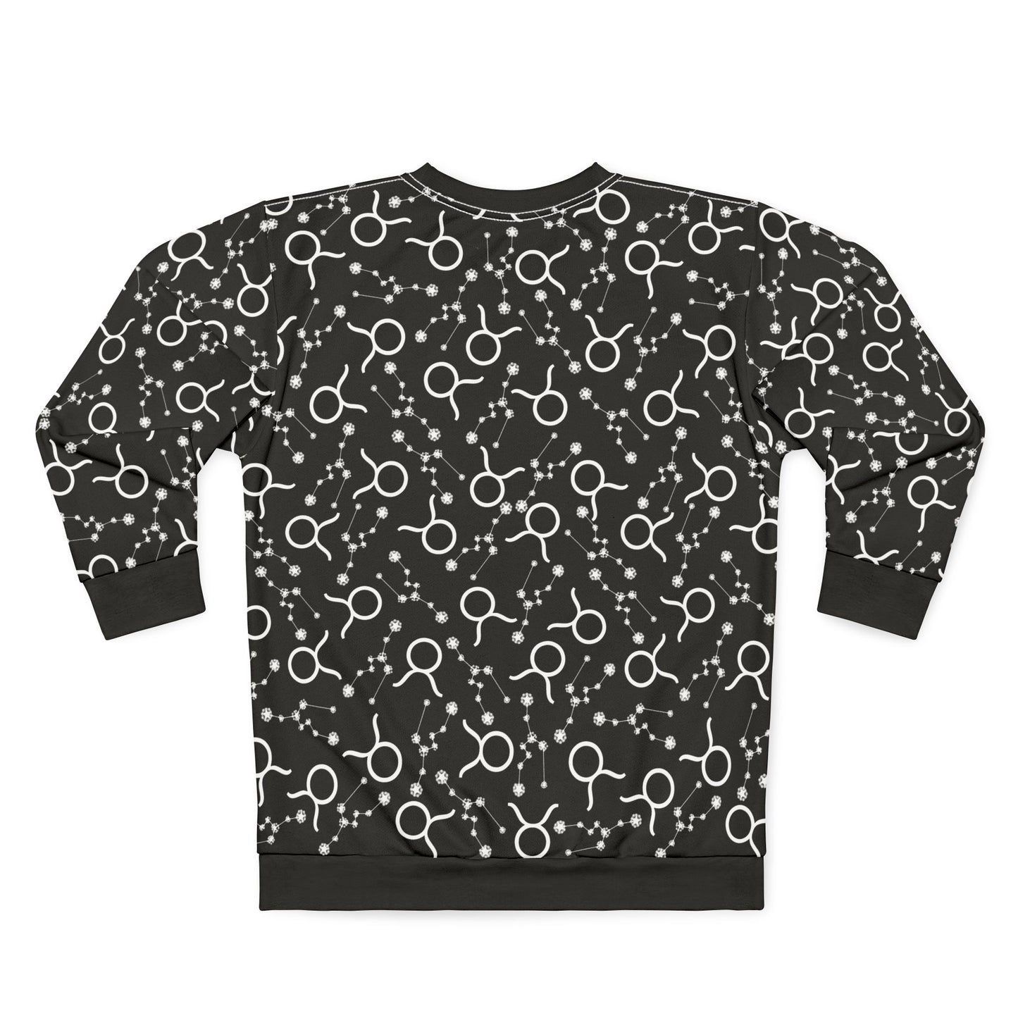 Zodiac AOP Unisex Sweatshirt Taurus Zodiac Sign