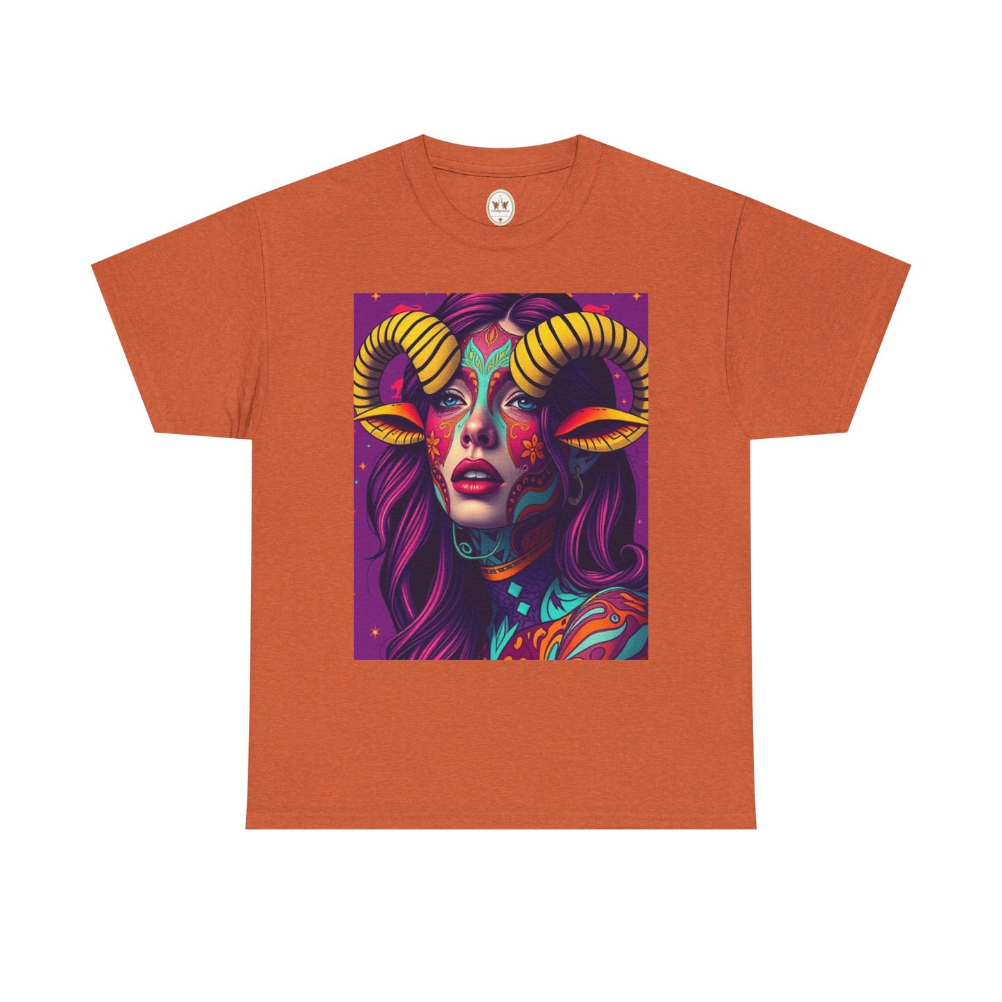 Unisex Heavy Cotton T-Shirt, Taurus, Zodiac v2, Sexy Art