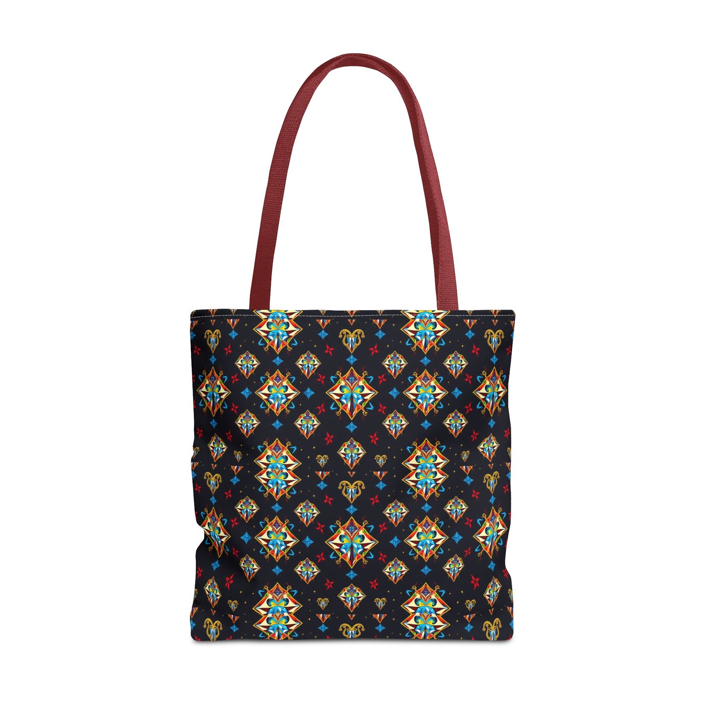 Tote Bag (AOP), Sagittarius, Zodiac v1, Jewel Pattern
