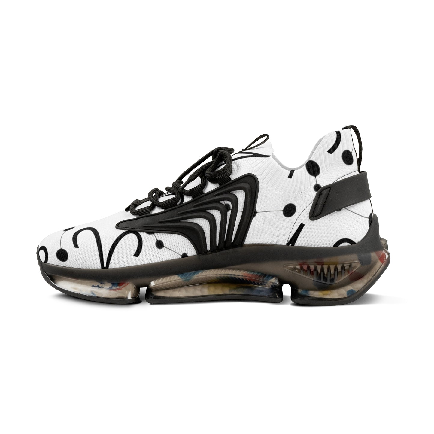 Men's Mesh Sneakers, Aries Zodiac Sign, all over print