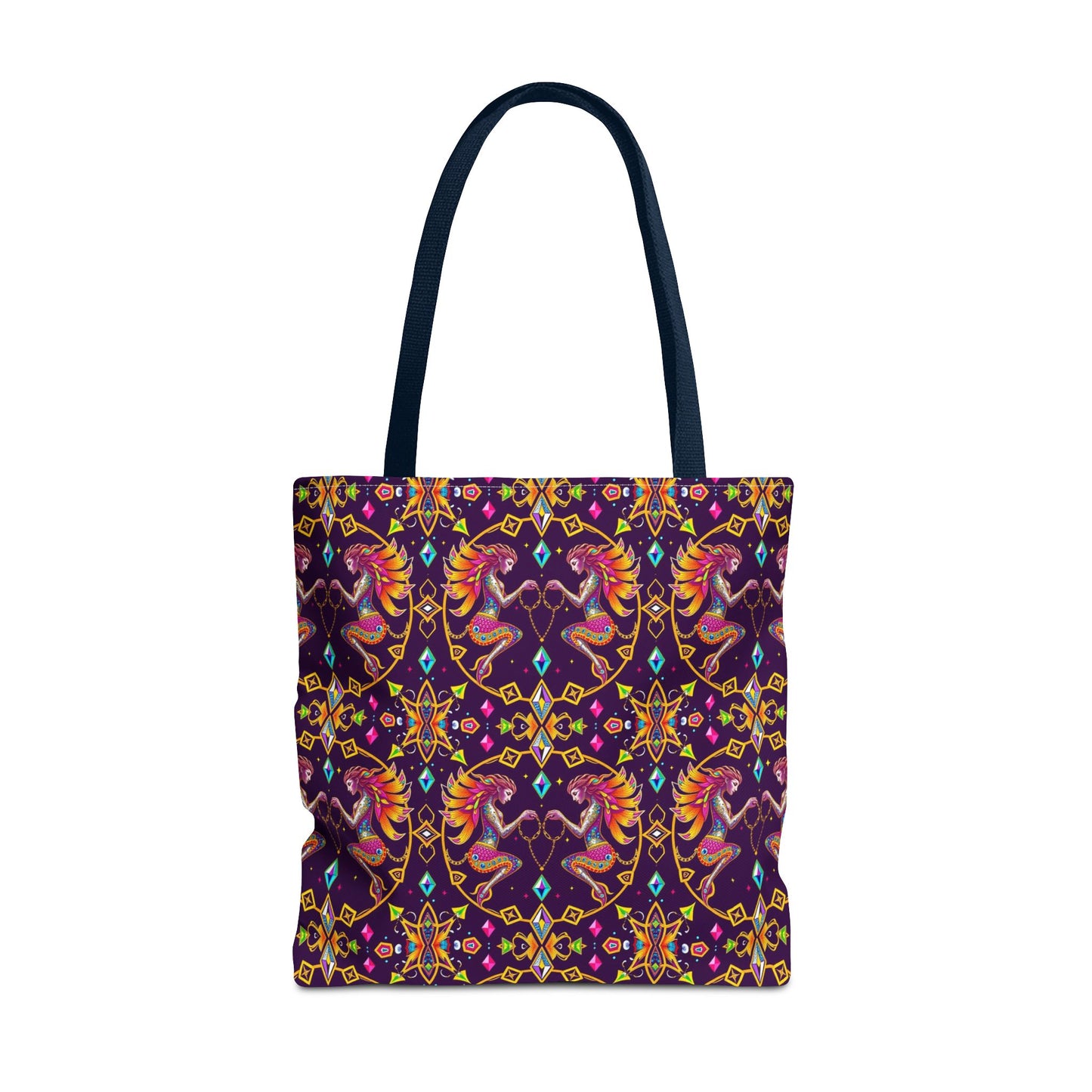 Tote Bag (AOP), Gemini, Zodiac, Jewel Pattern