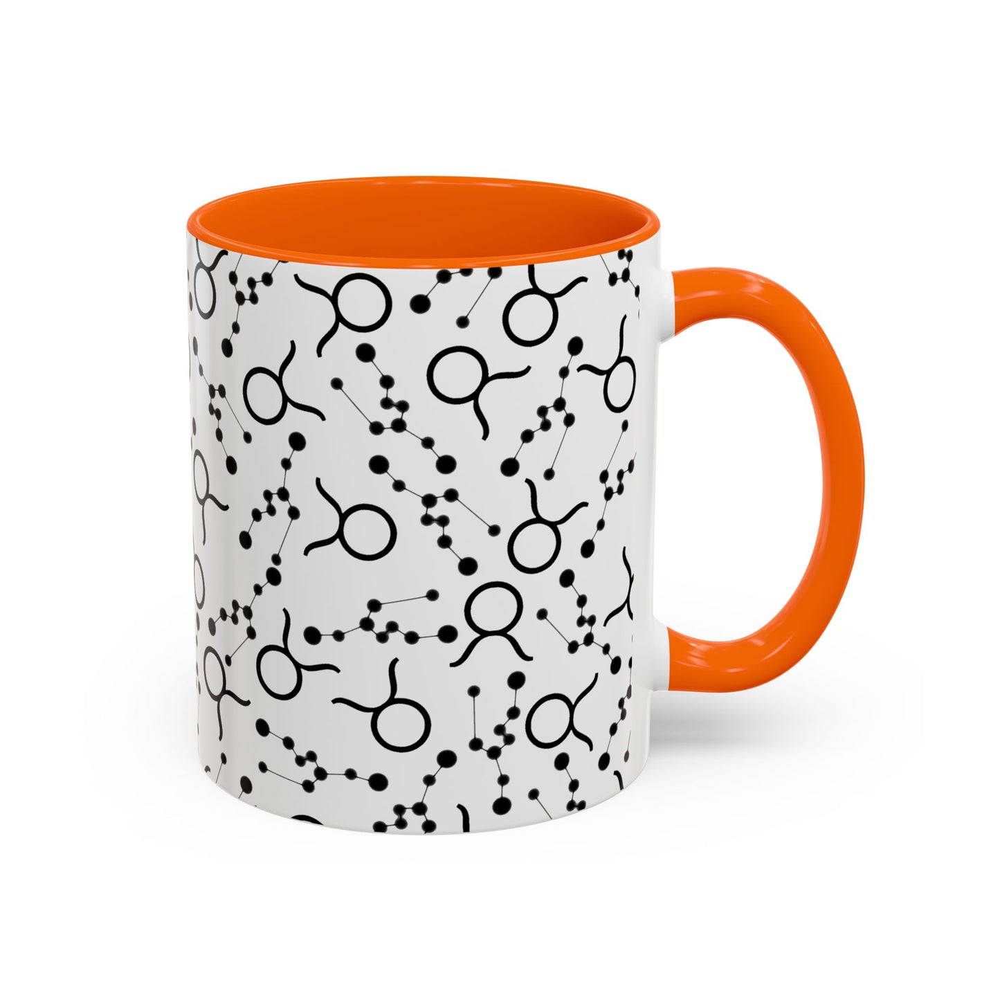 Accent Coffee Mug with the Taurus Zodiac sign (11, 15oz)