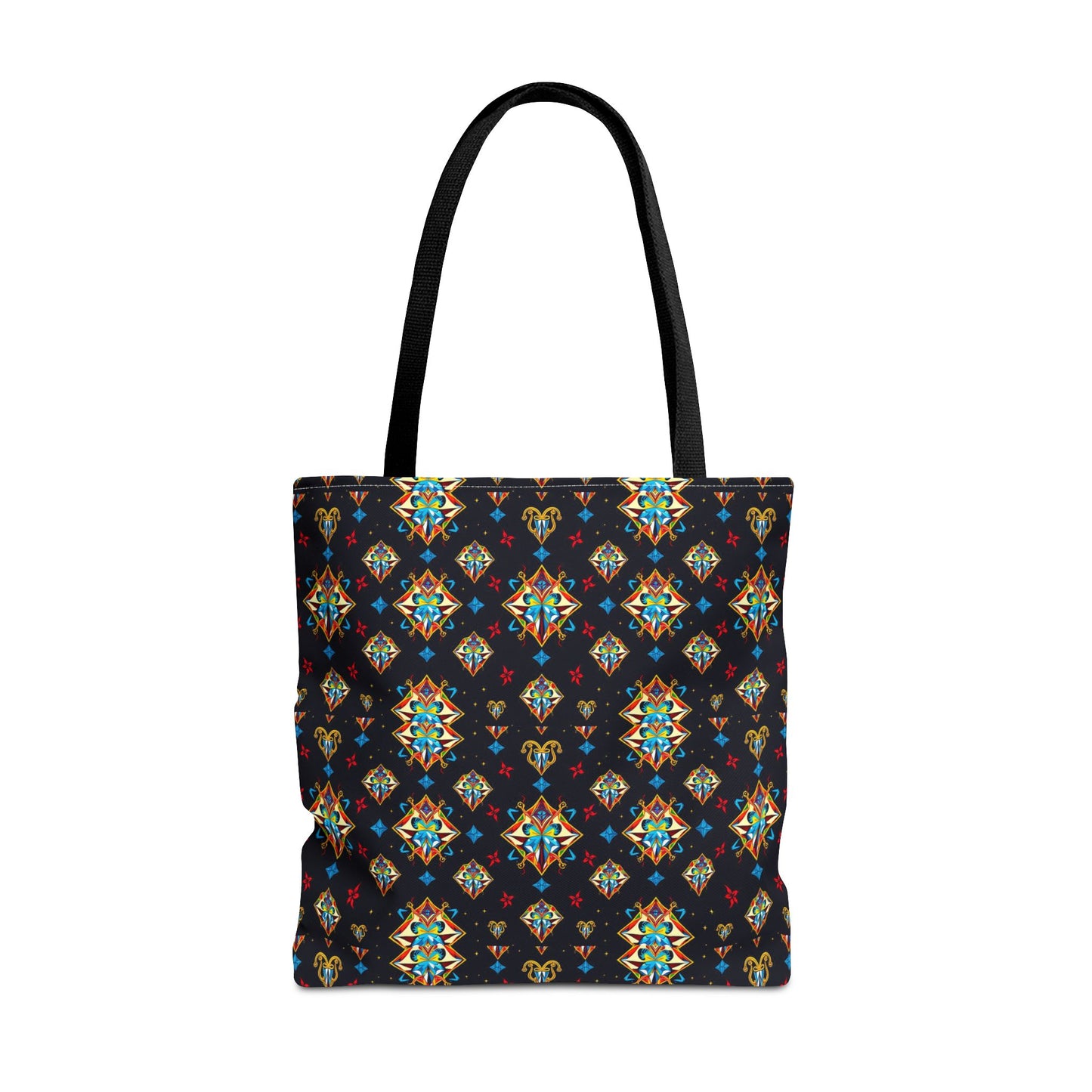 Tote Bag (AOP), Sagittarius, Zodiac v1, Jewel Pattern