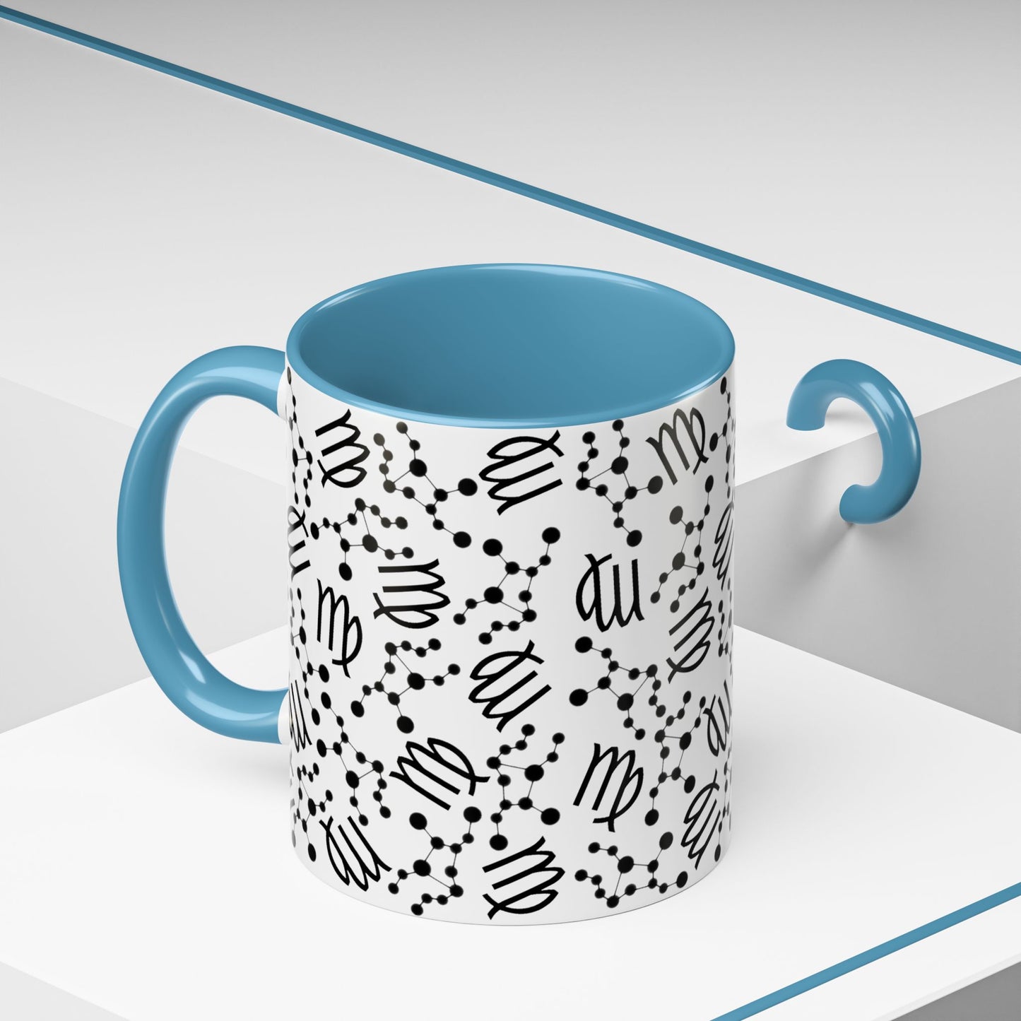 Accent Coffee Mug with the Virgo sign (11, 15oz)