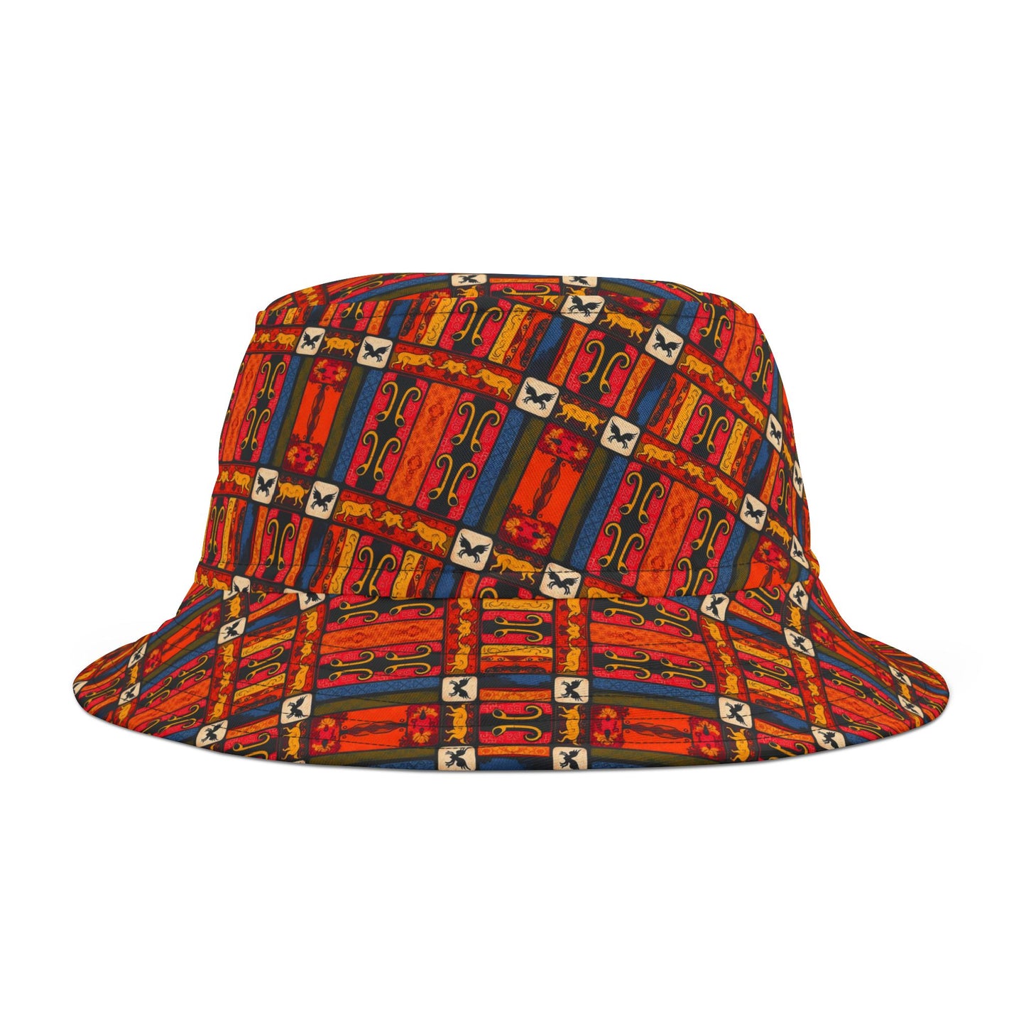 Bucket Hat, (AOP), Virgo v1, Zodiac Shape Pattern