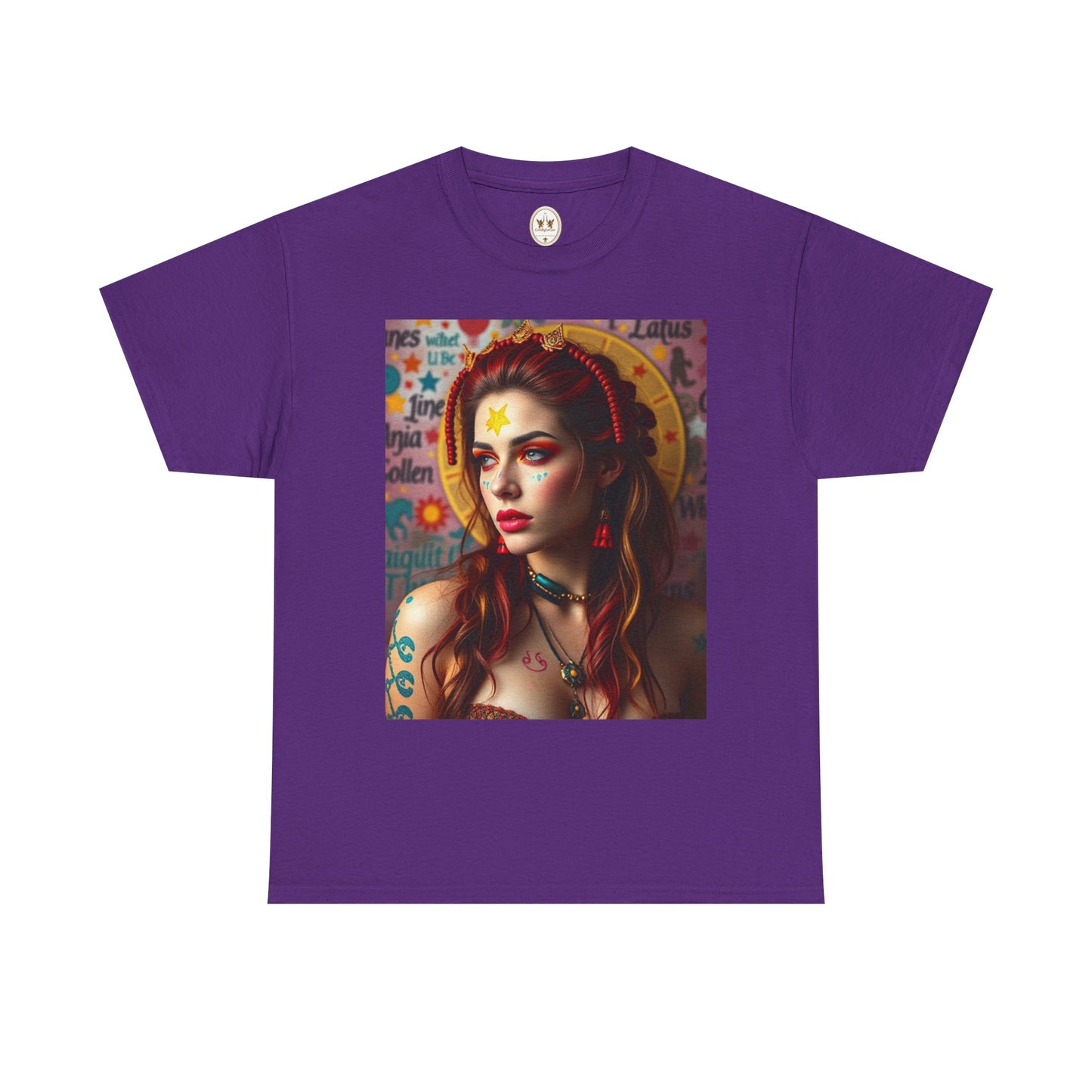 Unisex Heavy Cotton T-Shirt, Sagittarius, Zodiac, Sexy Art