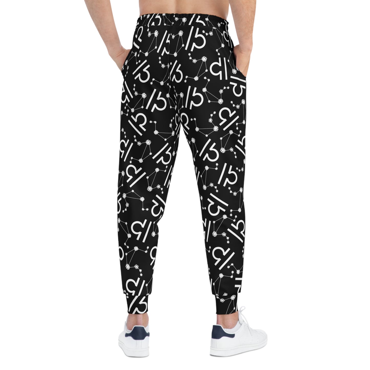 Athletic Joggers Libra Zodiac sign (AOP)
