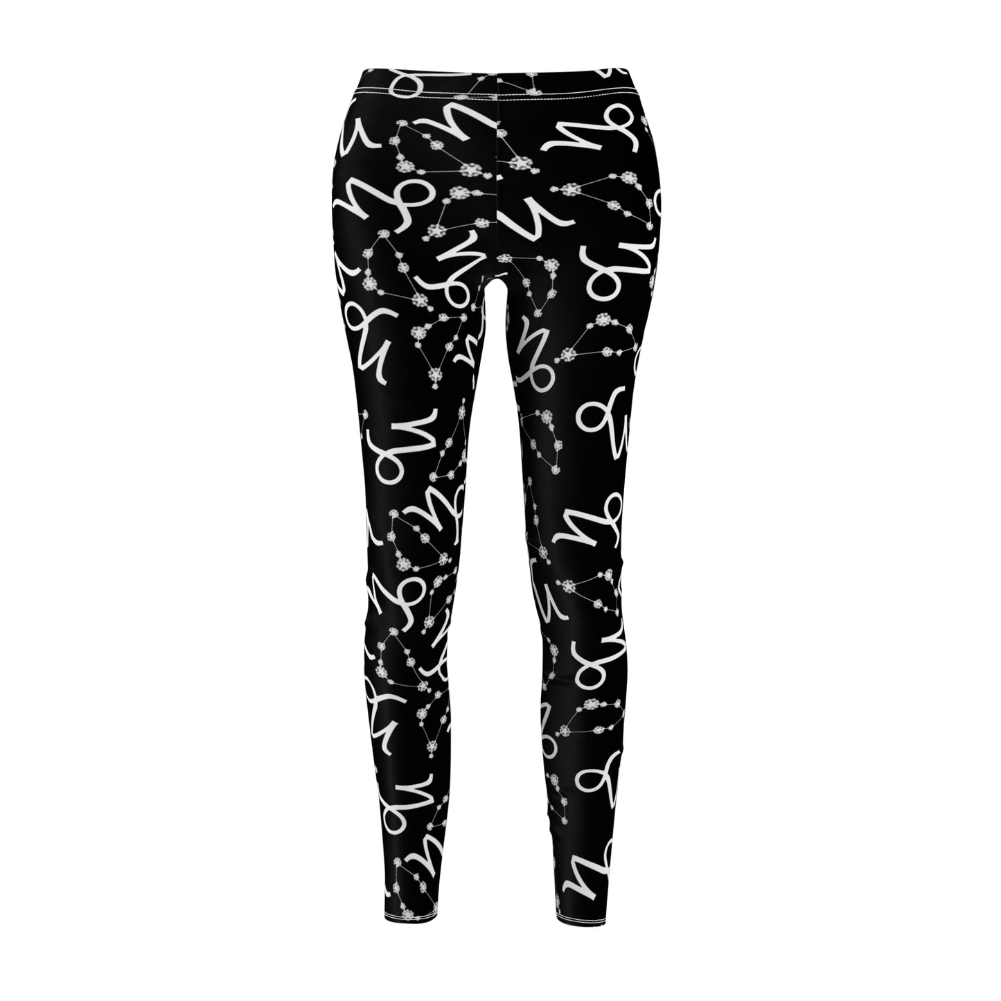 Women's Zodiac Cut & Sew Casual Leggings Capricorn Zodiac sign