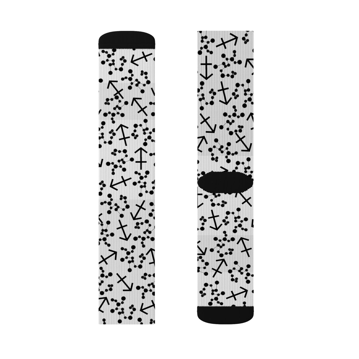 Zodiac Sublimation Socks Sagittarius Zodiac sign