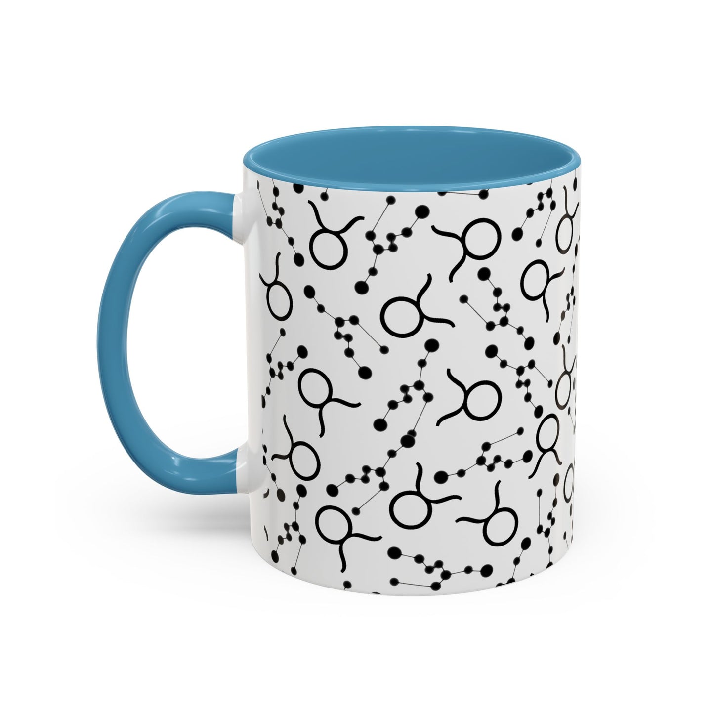 Accent Coffee Mug with the Taurus Zodiac sign (11, 15oz)