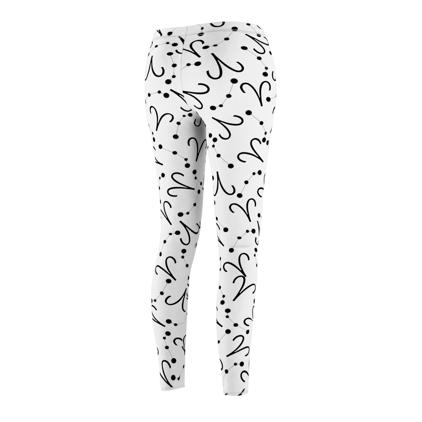 Women's Zodiac Cut & Sew Casual Leggings Aries Zodiac sign