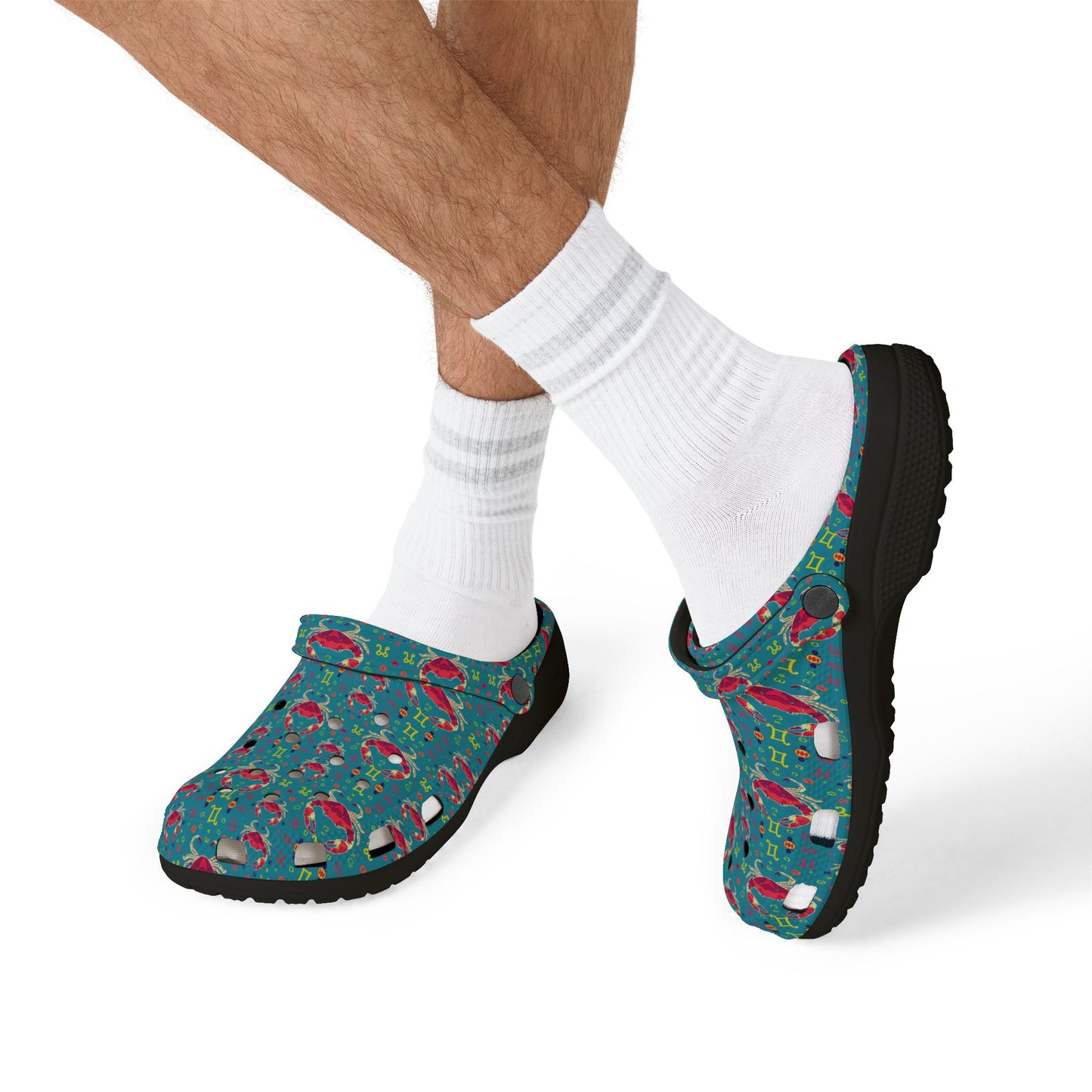 EVA Foam Rubber Shoes, (AOP), Cancer, Zodiac, Pattern