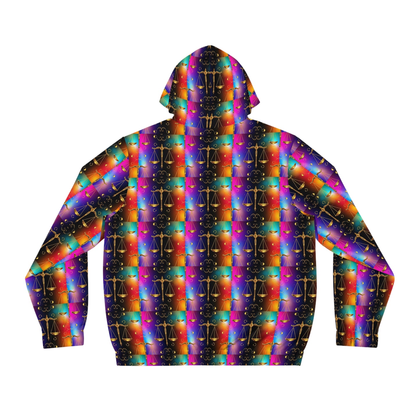 Full-Zip Hoodie (AOP), Libra, Zodiac v1, Pattern