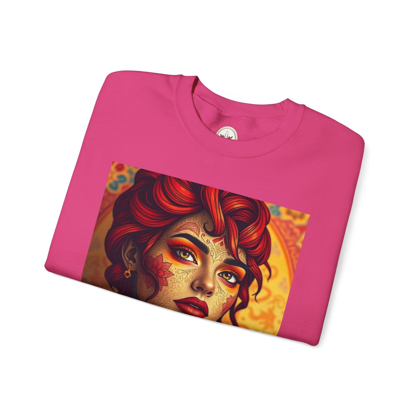Unisex Heavy Blend™ Crewneck Sweatshirt, Aquarius, Zodiac v2, Sexy Pattern