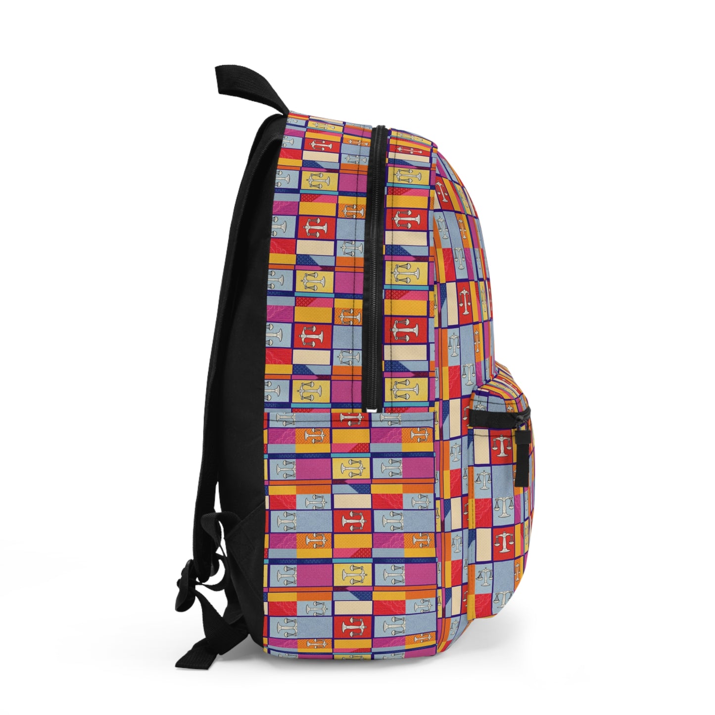 Backpack, Libra, Zodiac v2, Shapes Pattern