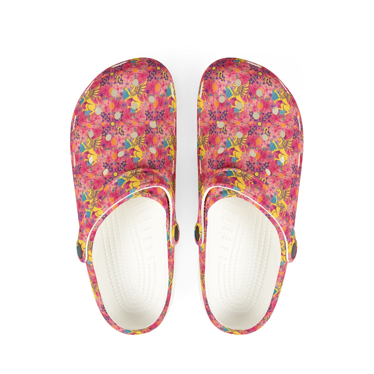 EVA Foam Rubber Shoes, (AOP), Virgo, Zodiac v1, Pattern
