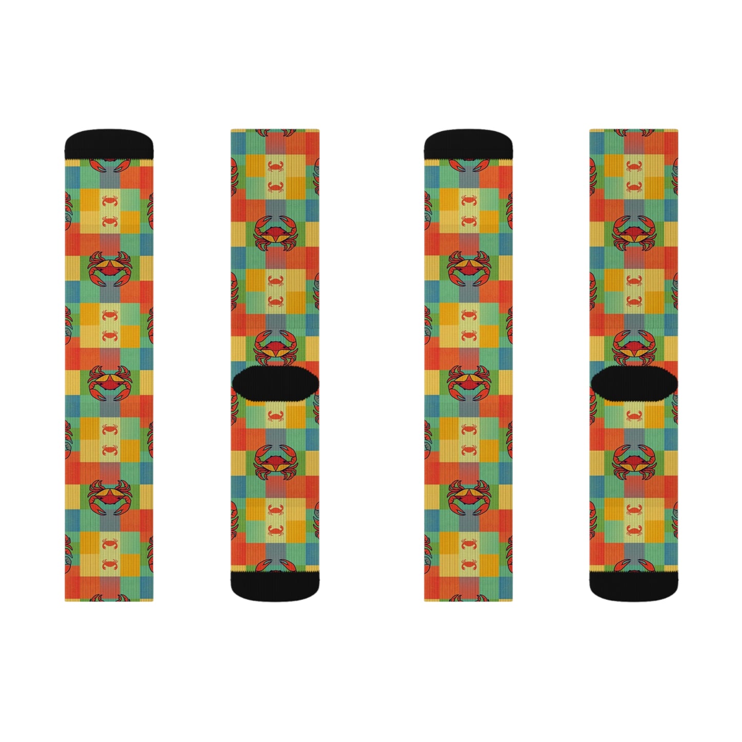 Sublimation Socks, Cancer, Zodiac, Shapes Pattern