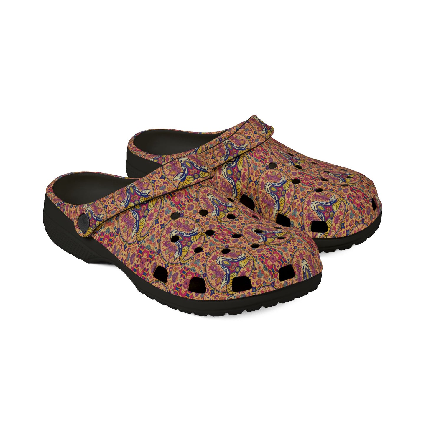 EVA Foam Rubber Shoes, (AOP), Taurus, Zodiac v4, Pattern