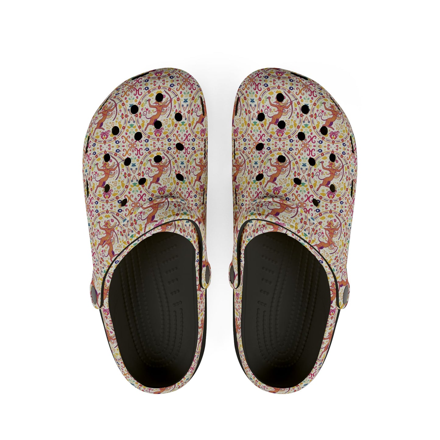 EVA Foam Rubber Shoes, (AOP), Sagittarius, Zodiac v4, Pattern