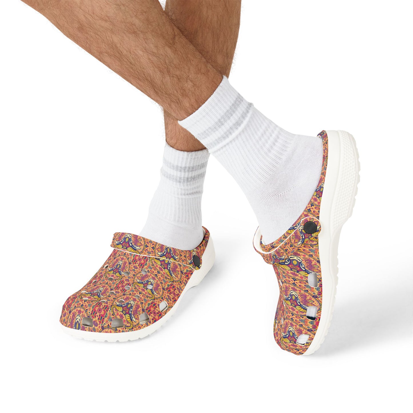 EVA Foam Rubber Shoes, (AOP), Taurus, Zodiac v4, Pattern