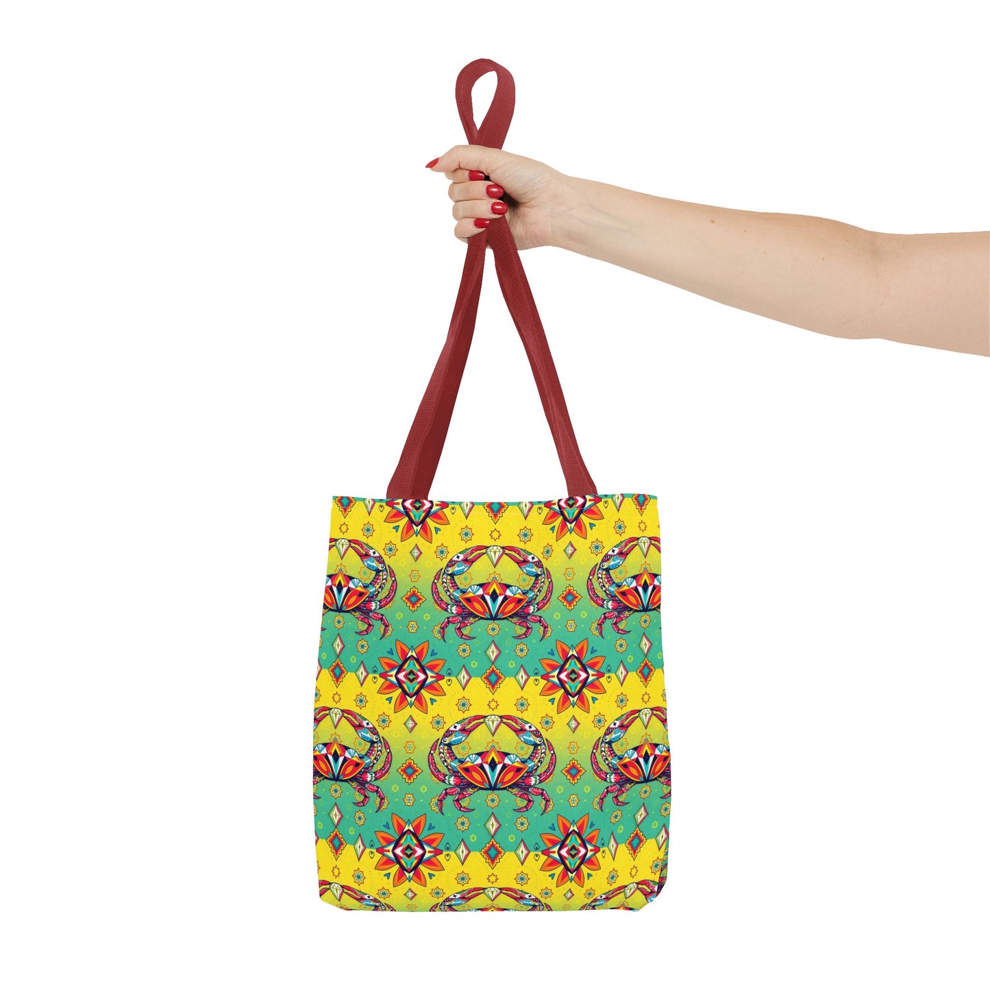 Tote Bag (AOP), Cancer, Zodiac, Jewel Pattern