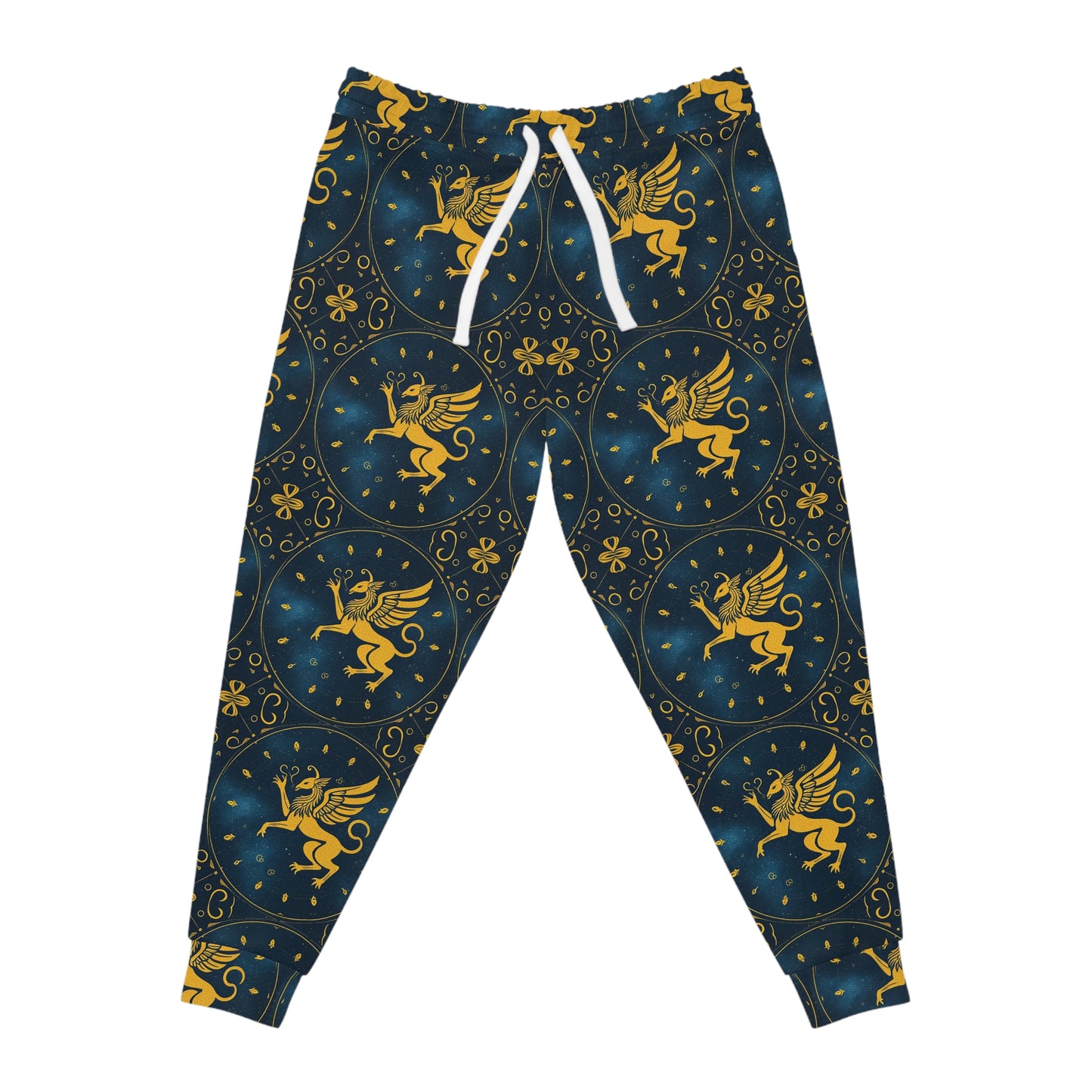Athletic Joggers, Zodiac Design, Pattern, Virgo, AOP