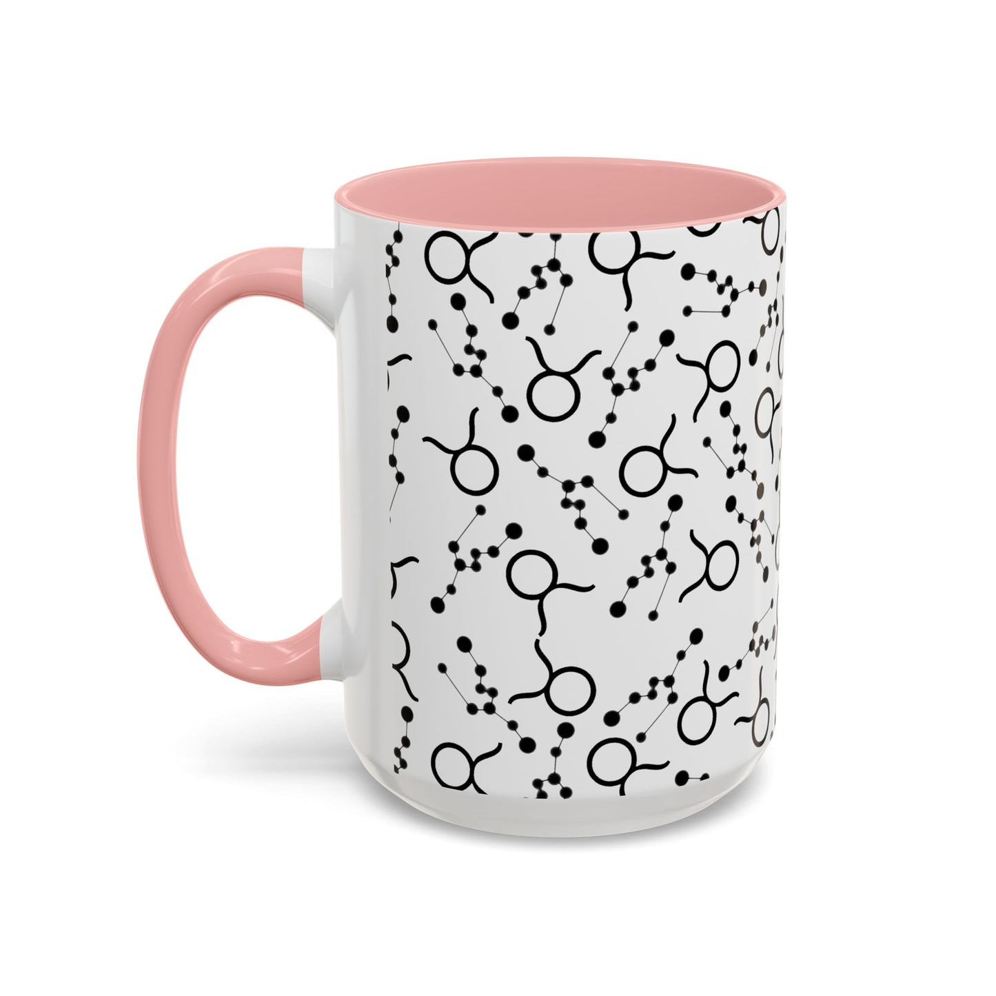 Accent Coffee Mug with the Taurus Zodiac sign (11, 15oz)