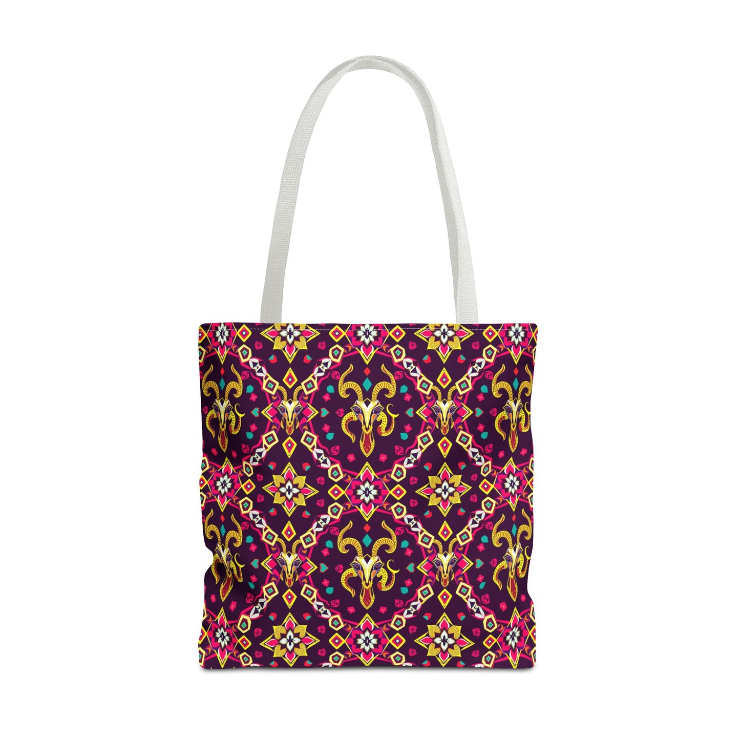 Tote Bag (AOP), Capricorn, Zodiac, Jewel Pattern