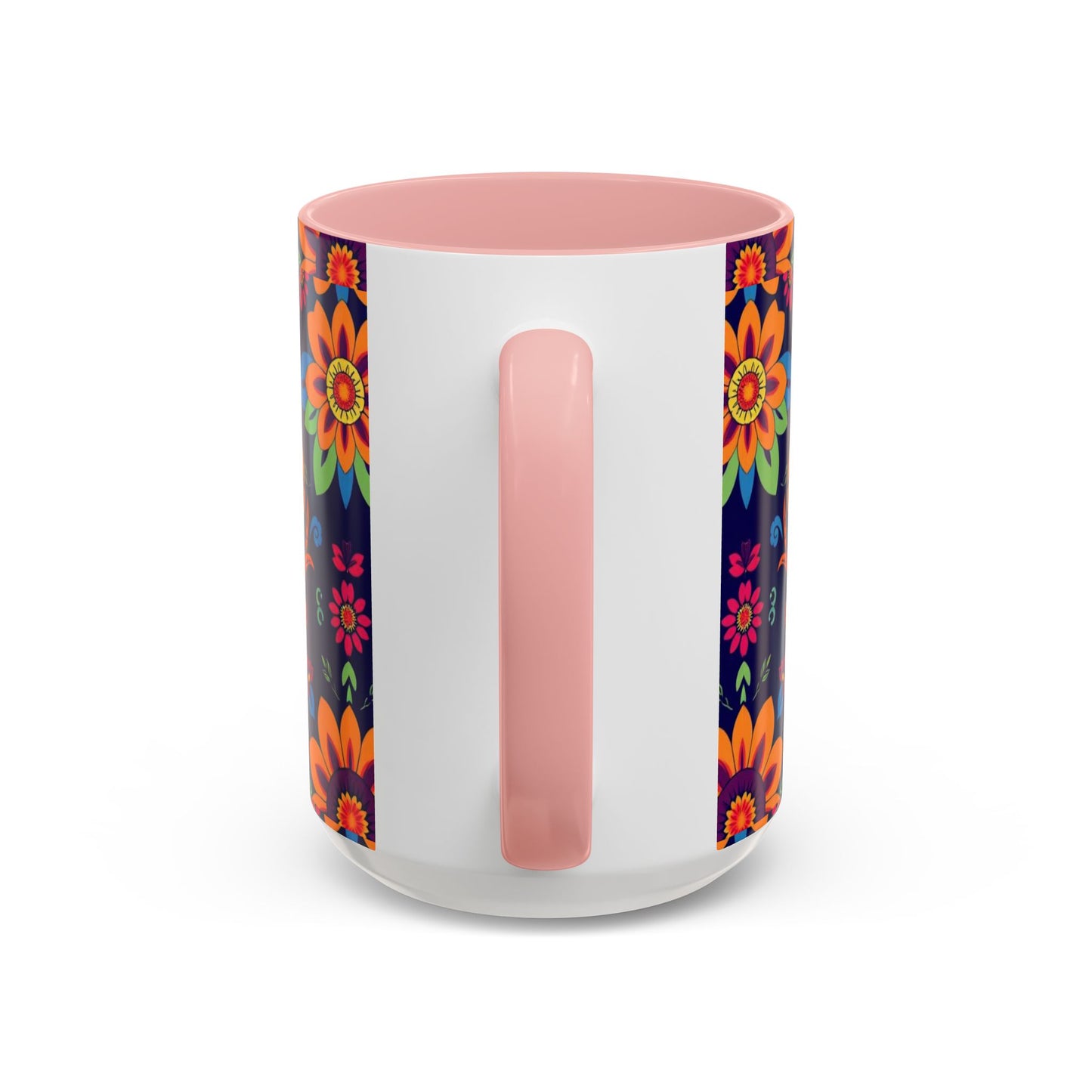 Accent Coffee Mug, Cancer, Zodiac, Flower Pattern, (11, 15oz)
