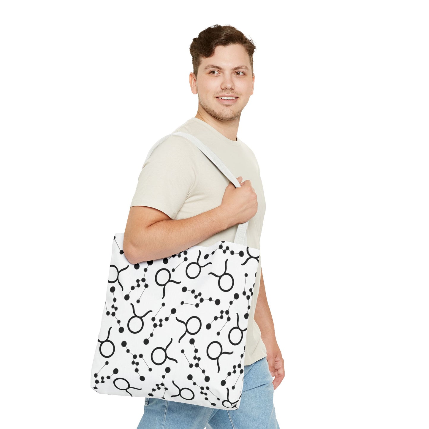 Tote Bag Taurus Zodiac sign AOP