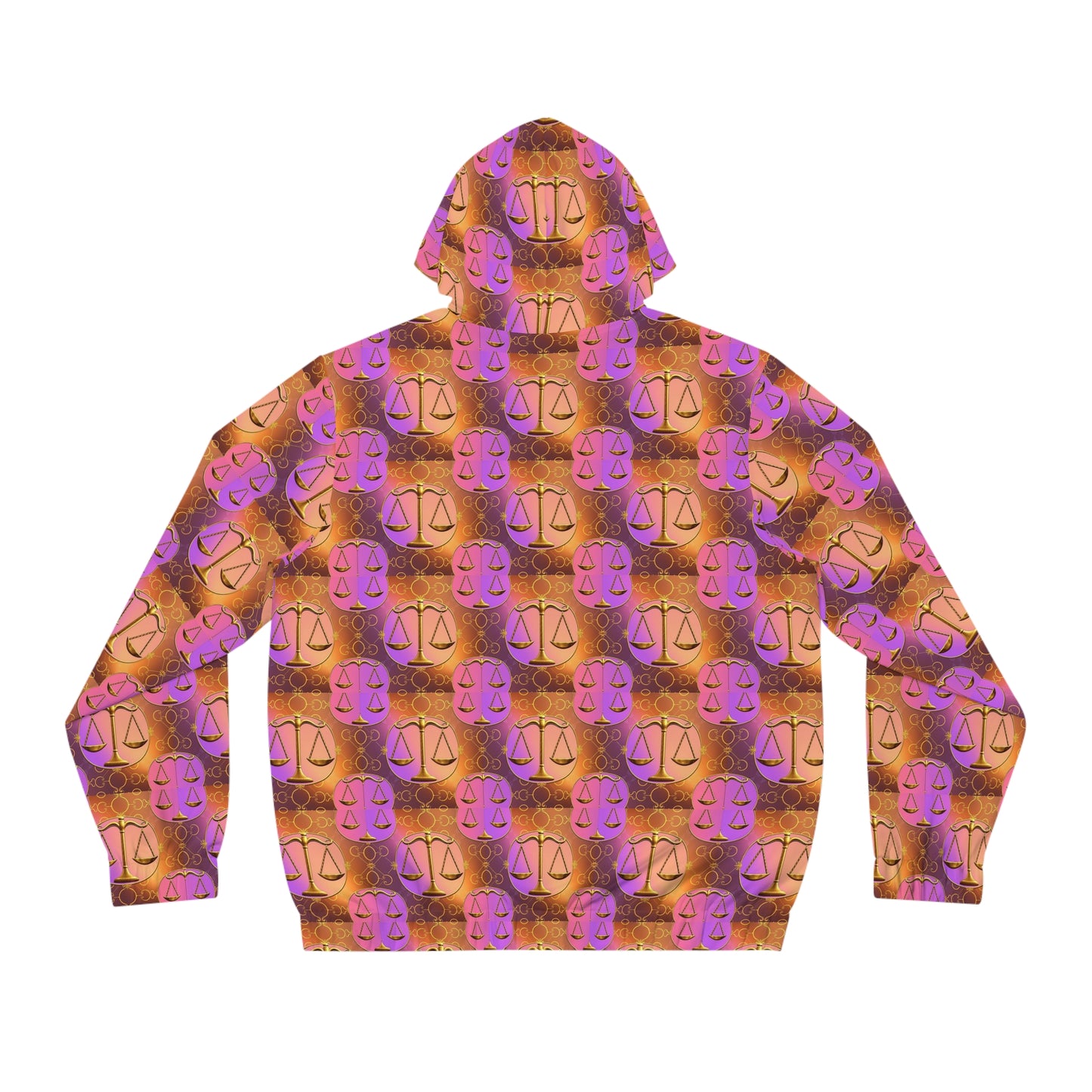Full-Zip Hoodie (AOP), Libra, Zodiac v2, Pattern