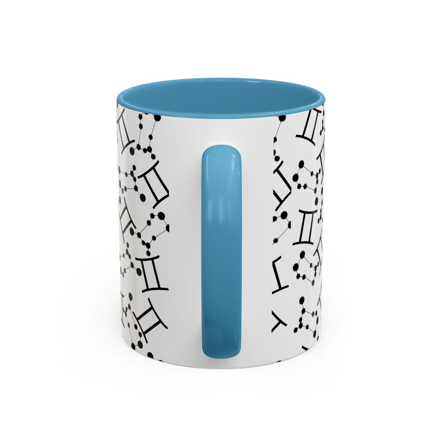 Accent Coffee Mug with the Gemini sign (11, 15oz)