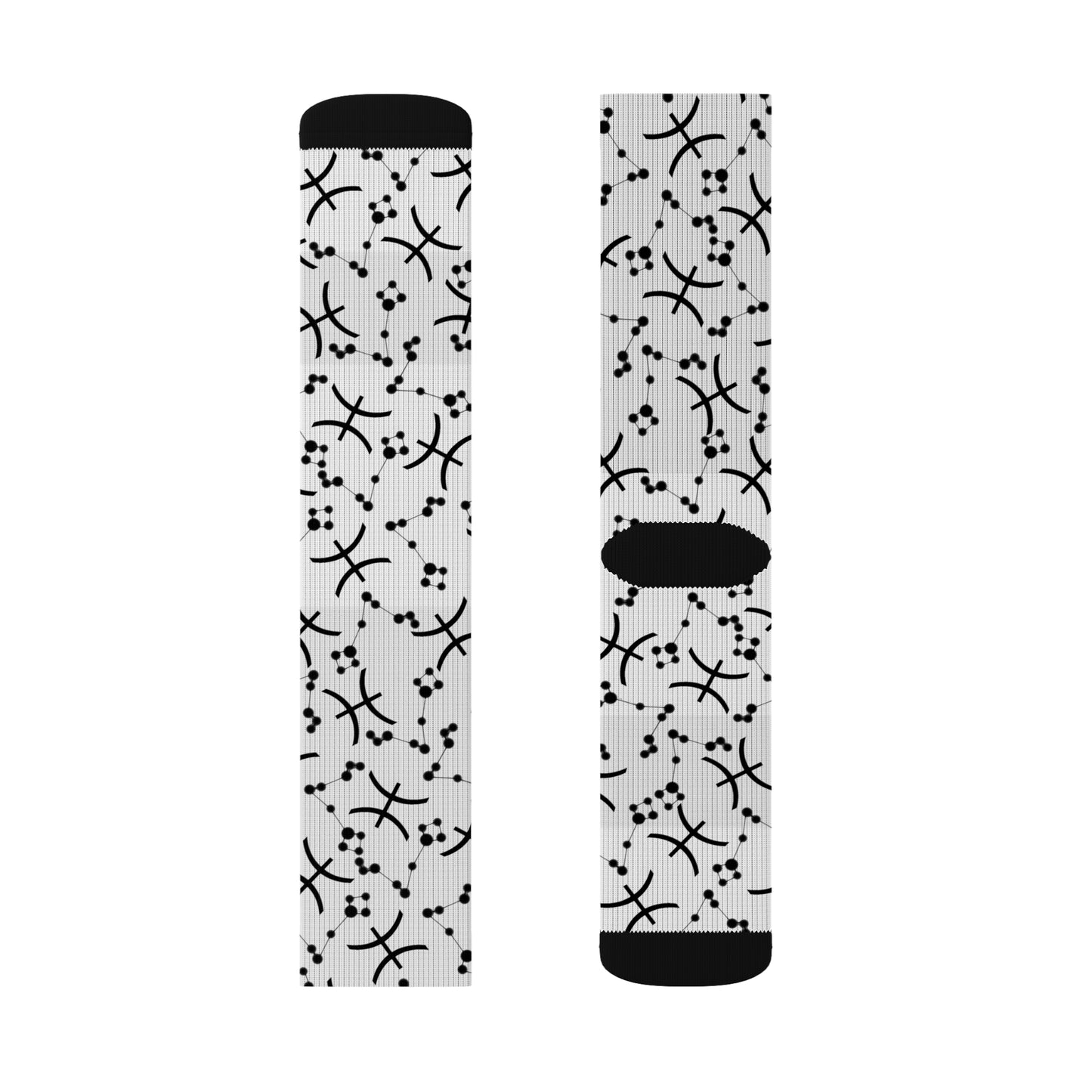 Zodiac Sublimation Socks Pisces Zodiac sign