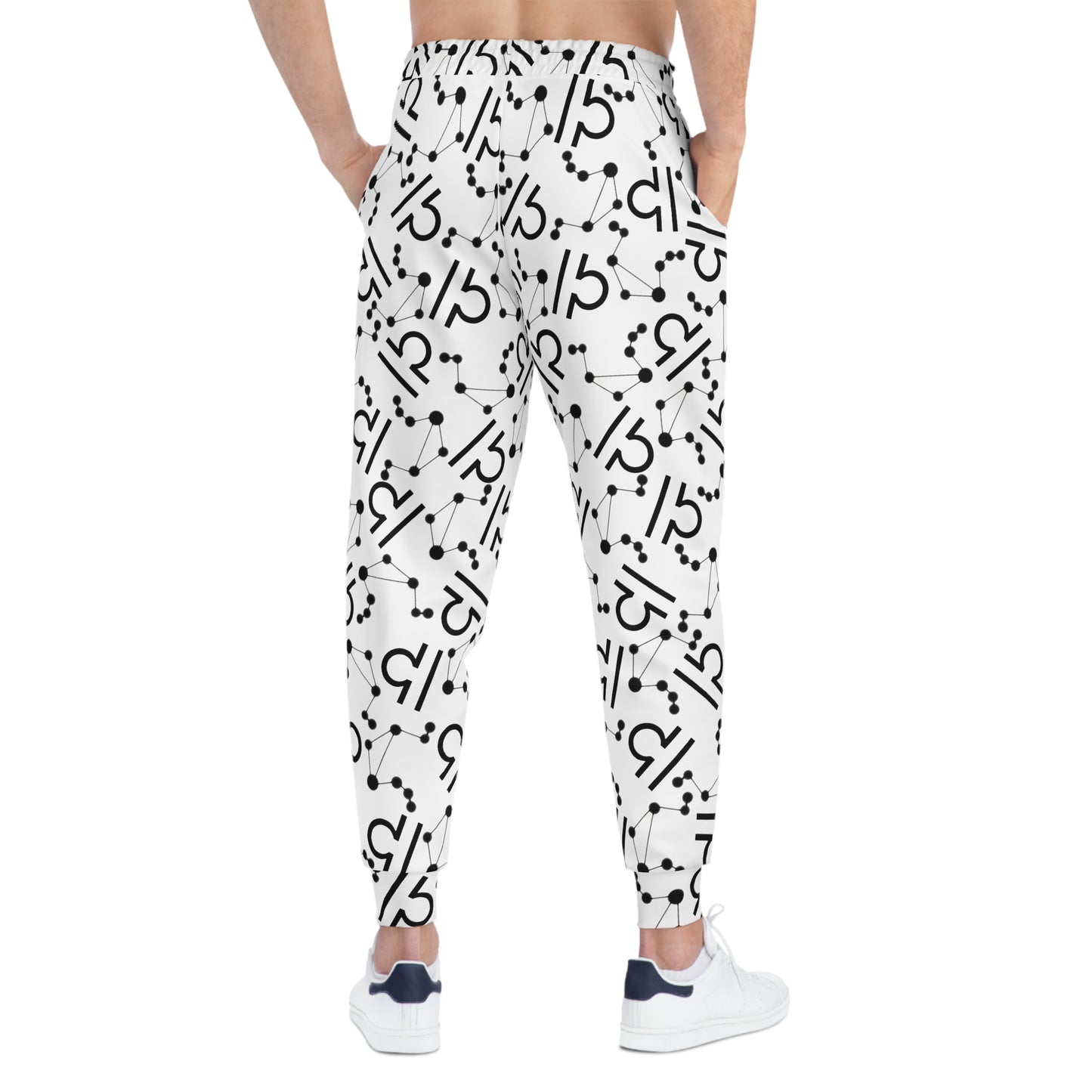 Athletic Joggers Libra Zodiac sign (AOP)