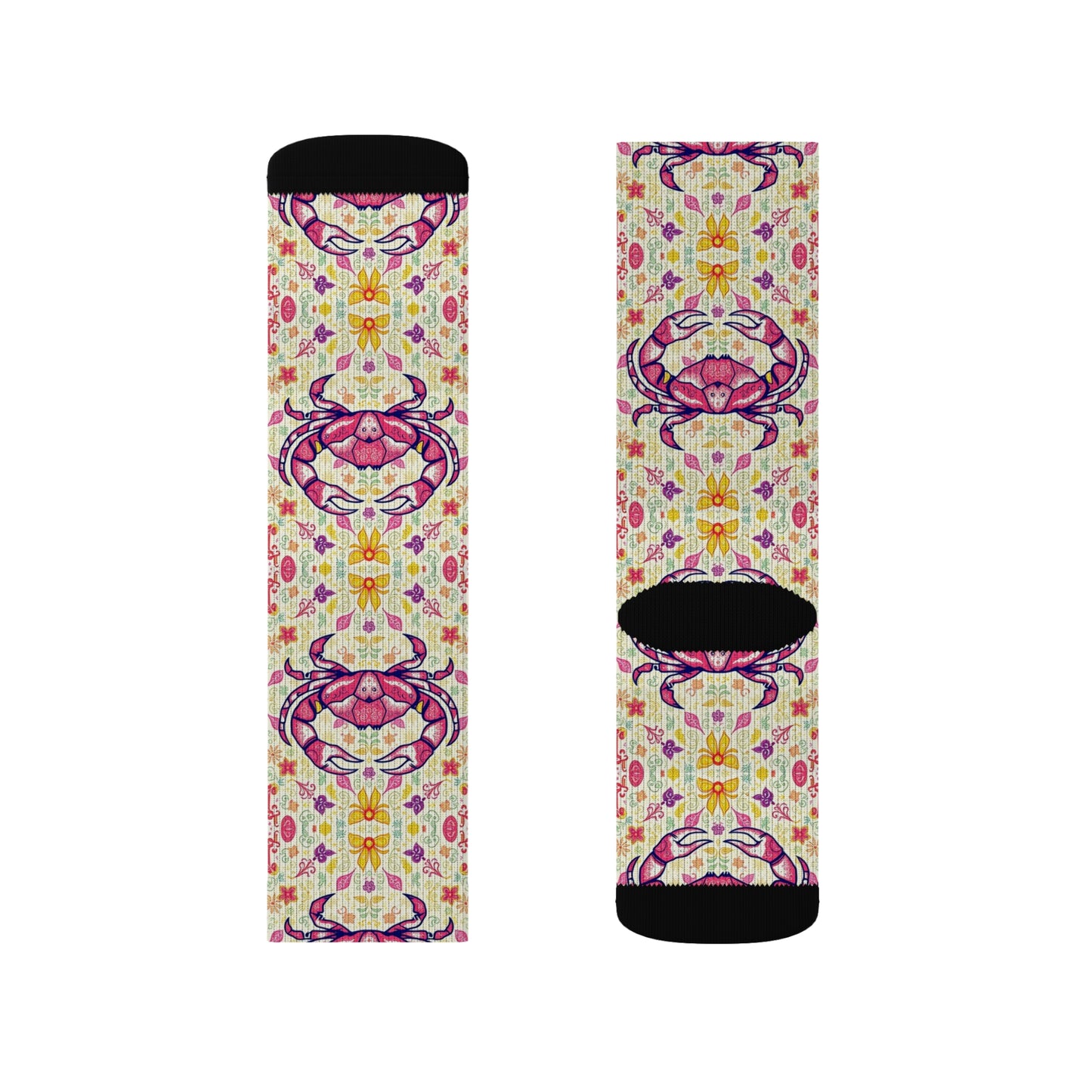Sublimation Socks, Cancer, Zodiac v3, Pattern