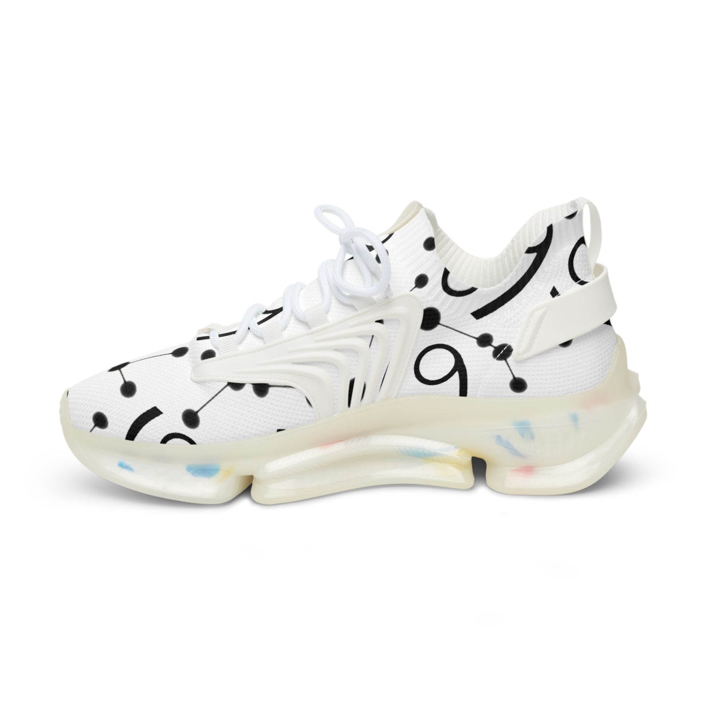 Men's Mesh Sneakers, Cancer Zodiac Sign, all over print