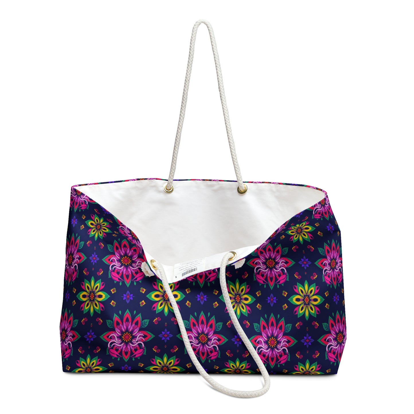 Weekender Bag, Scorpio, Zodiac v4, Flower Pattern