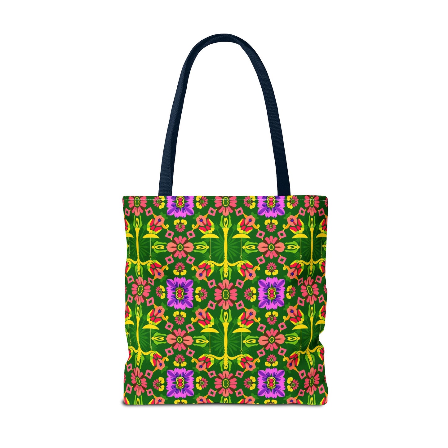 Tote Bag (AOP), Libra, Zodiac, Flower Pattern